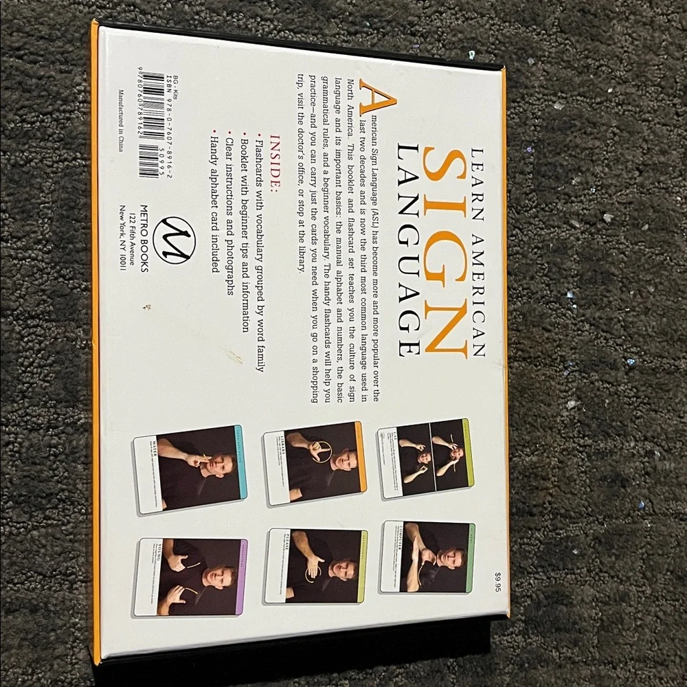 Learn American Sign Language Book - Picture 2 of 3
